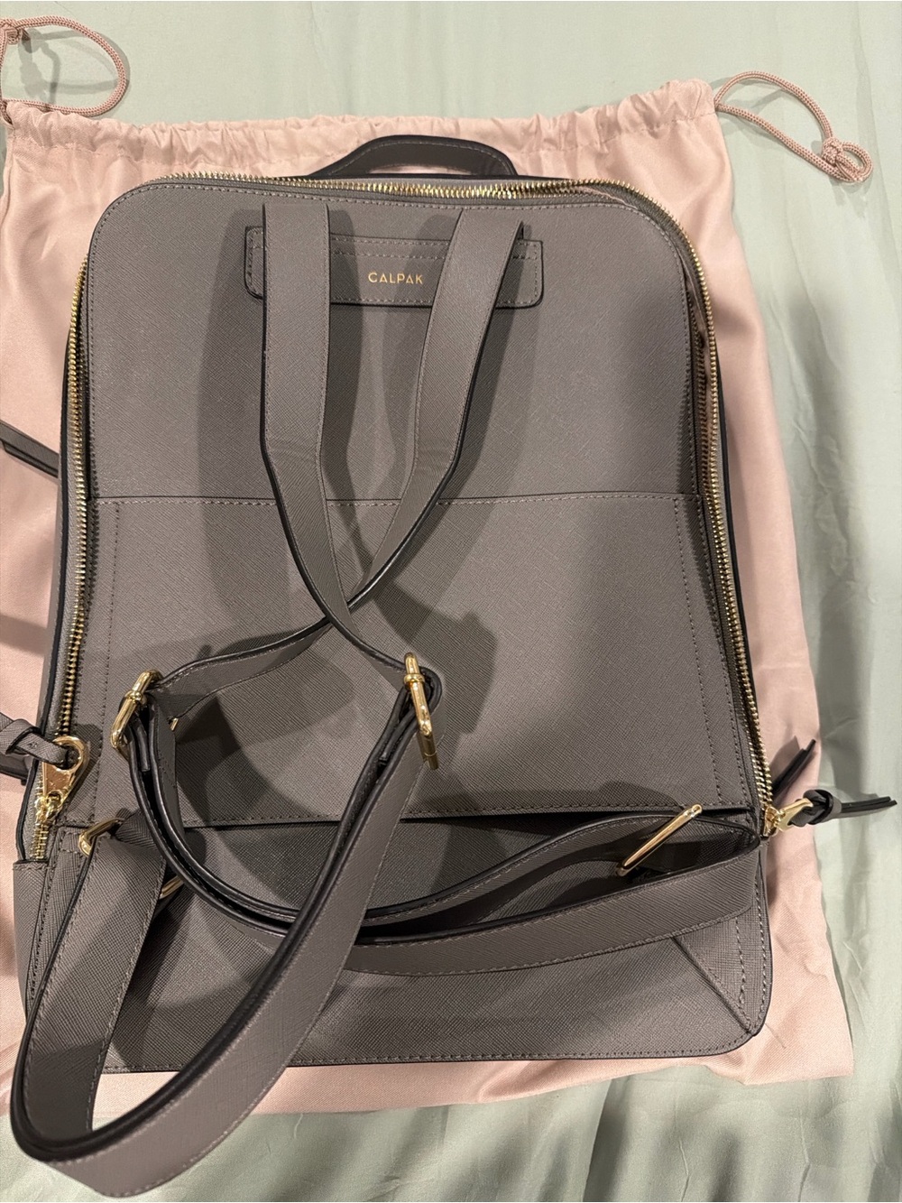 Beautiful Calpak structured backpack in like-new condition dust bag included - Picture 3 of 5